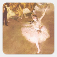 Pintura estelar de bailarina de ballet Degas
