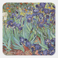 Pintura impresionista de Van Gogh Irises