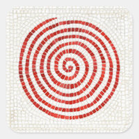 PINWHEEL MOSAIC Grandes Pegatinas Cuadrados