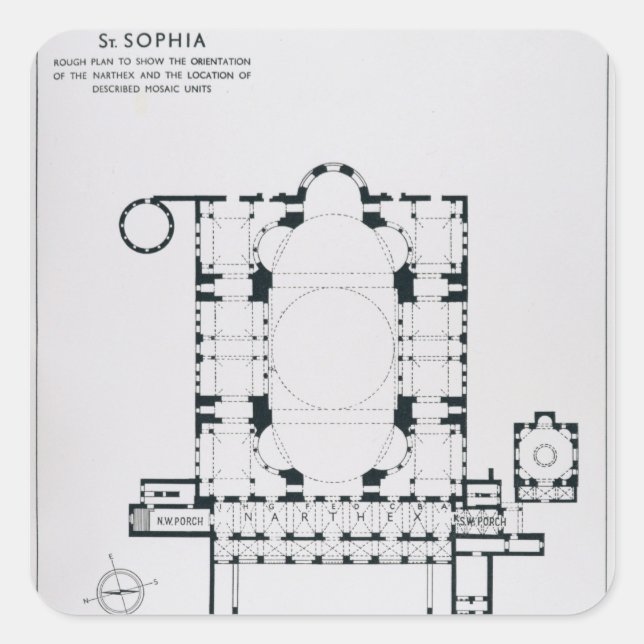 Pegatina Cuadrada Planear mostrar la orientación del narcótico (Anverso)