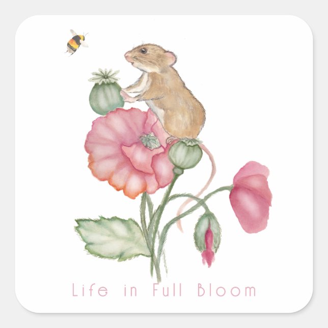 Pegatina Cuadrada Planificador (Anverso)