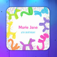 PLANTAS DE PAPEL DE BALONES DE ANIMALES DEL CUMPLE