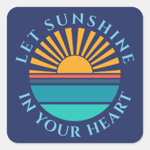 Pegatina Cuadrada plantilla con foto