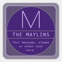 Plantilla de diseño retro-moderno editable | Púrpu