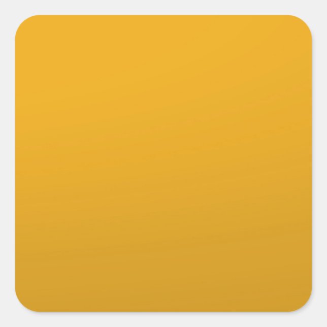 Pegatina Cuadrada PLANTILLA en blanco dorado : Añadir texto, imagen, (Anverso)