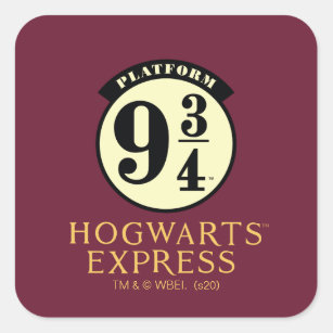Pegatina Cuadrada Platform 9 3/4 HOGWARTS™ EXPRESS Icon