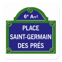 Plaza Saint-Germain des Pres, Rótulo de la calle P