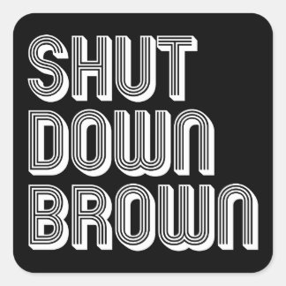 Pegatina Cuadrada Plaza SDB