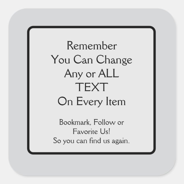 Pegatina Cuadrada Please Save a Link Square Sticker (Anverso)