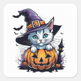 Pegatina Cuadrada Poción de cualidad