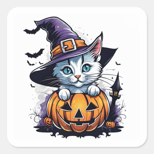 Pegatina Cuadrada Poción de cualidad (Anverso)