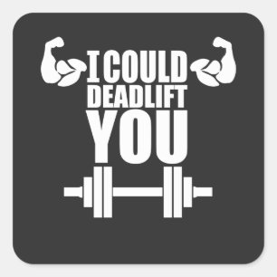 Pegatina Cuadrada Podría Levantarte