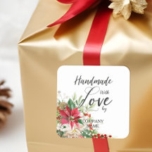 Poinsettias Bouquet Whimsical hecho a mano con amo