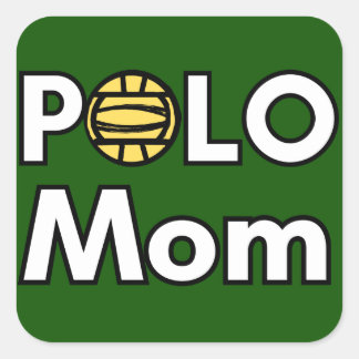 Pegatina Cuadrada Polo Mom