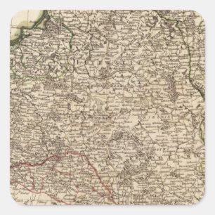 Pegatina Cuadrada Polonia 5