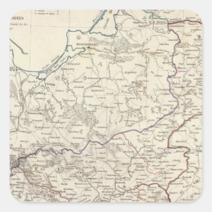 Pegatina Cuadrada Polonia Polska