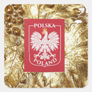 PEGATINA CUADRADA POLSKA POLAND