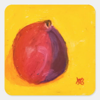 Pegatina Cuadrada Pomegranate