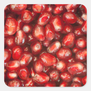 Pegatina Cuadrada Pomegranato