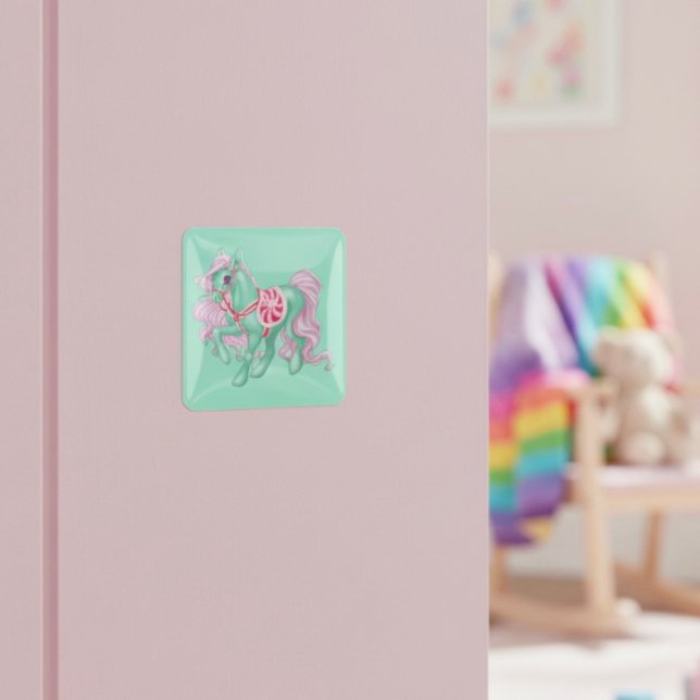 Pegatina Cuadrada Pony (Subido por el creador)