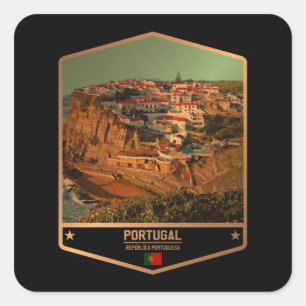 Pegatina Cuadrada Portugal