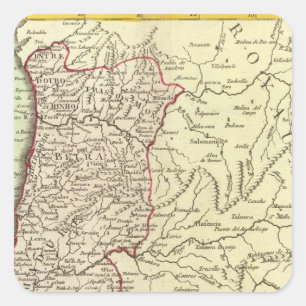 Pegatina Cuadrada Portugal 3