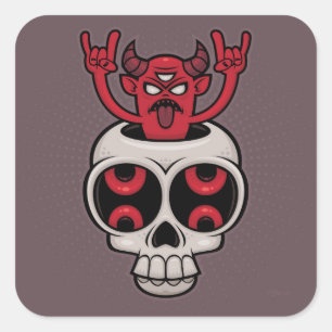 Pegatina Cuadrada Poseedor