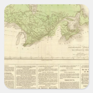 Pegatina Cuadrada Posesiones en inglés