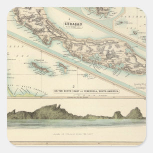 Pegatina Cuadrada Posesiones holandesas