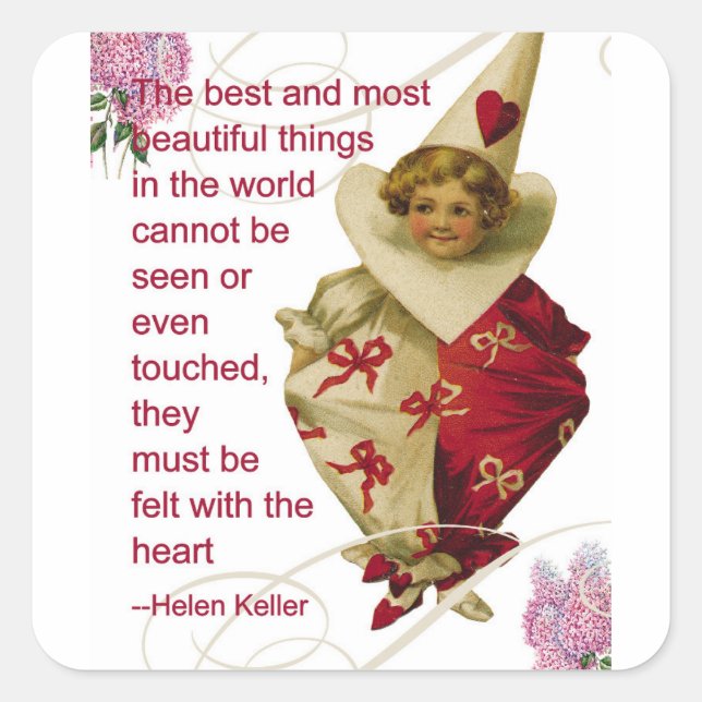 Pegatina Cuadrada Postal (Anverso)