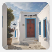 Postal de viaje de Mykonos Grecia