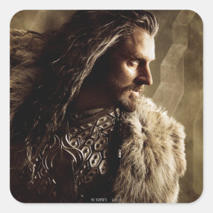 Pegatina Cuadrada POSTER de caracteres THORIN OAKENSHIELD™ 1