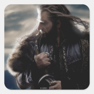 Pegatina Cuadrada POSTER de caracteres THORIN OAKENSHIELD™ 2