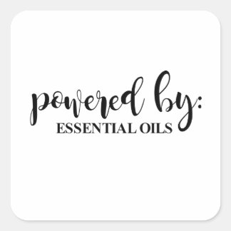 PEGATINA CUADRADA POTENCIADO POR