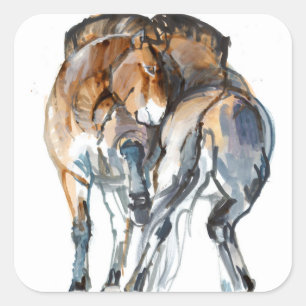 Pegatina Cuadrada Power Dance