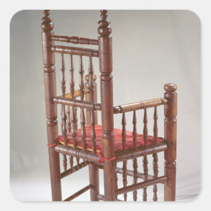 Pegatina Cuadrada Presidente de Brewster