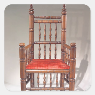 Pegatina Cuadrada Presidente de Brewster