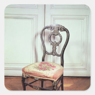 Pegatina Cuadrada Presidente, segundo estilo imperial