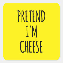 Pretende que soy un queso - disfraz gracioso