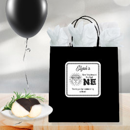 Pegatina Cuadrada Primer viaje de Boho por el Fiesta del primer cump