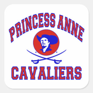 Pegatina Cuadrada Princesa Anne Cavaliers
