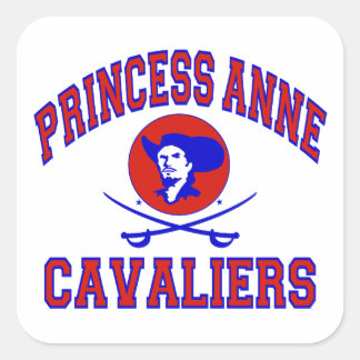 Pegatina Cuadrada Princess Anne Cavaliers