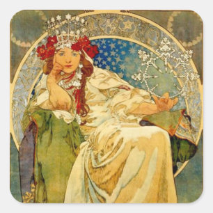 Pegatina Cuadrada Princess Hyacinth