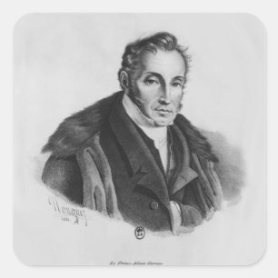 Pegatina Cuadrada Príncipe Adam George Czartoryski, 1831