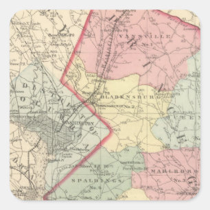 Pegatina Cuadrada Príncipe George