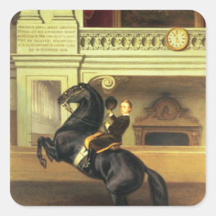 Pegatina Cuadrada Príncipe heredero Rudolph de Austria