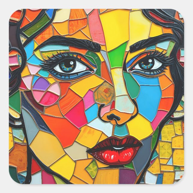 Pegatina Cuadrada “Prismara” - Fragments of Her Flame (Anverso)