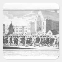 Procesión pacífica de los miembros protestantes