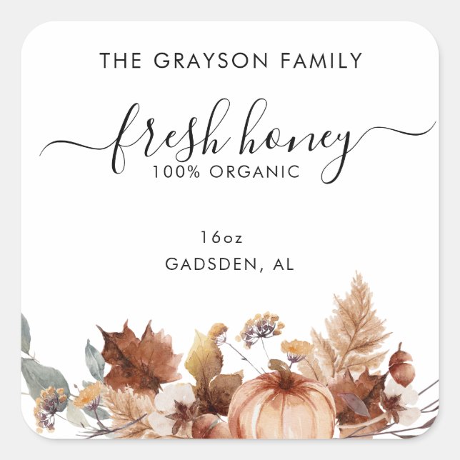 Pegatina Cuadrada Product Labels (Anverso)