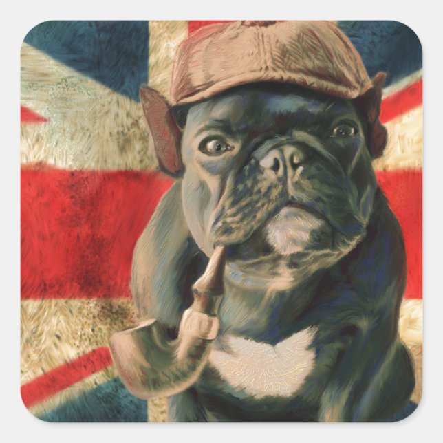 Pegatina Cuadrada Producto personalizar (Anverso)